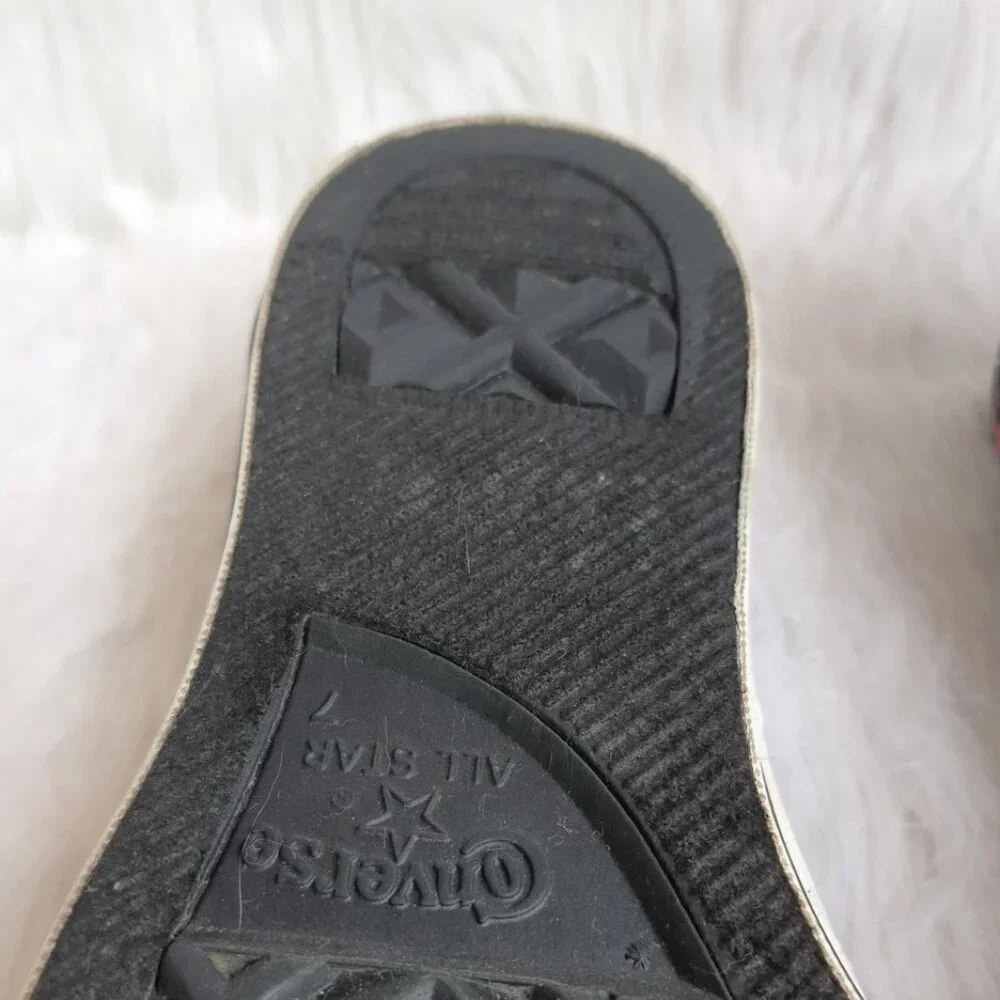 Converse CT All Star Size US MENS 7 WOMENS 9 Anarchy BLACK/RED - Picture 9 of 13